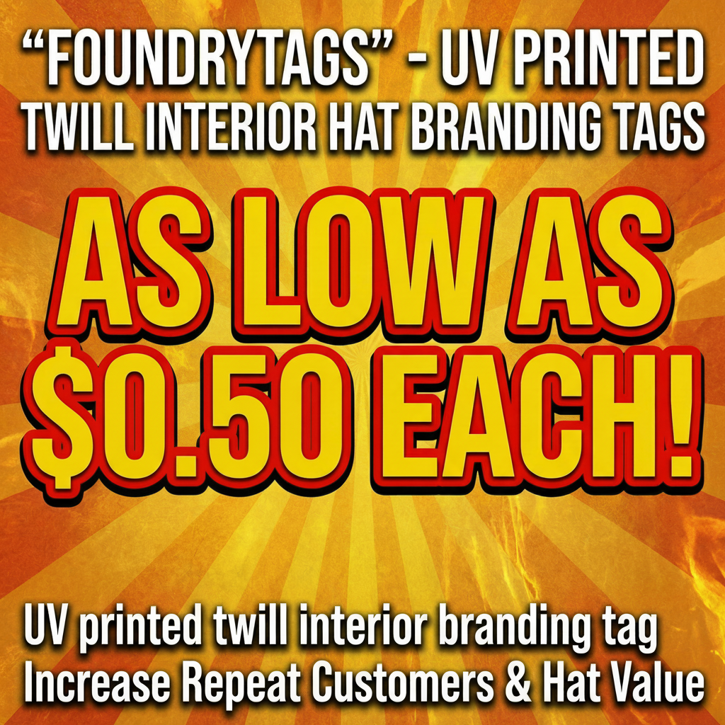 FoundryTag - Interior Sweat Band Branding Tag