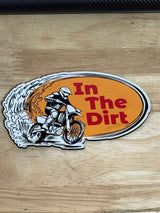 Alternate view of the In The Dirt hat patch