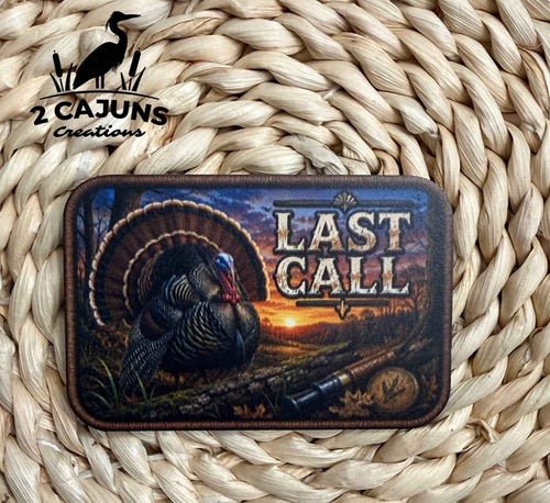 Last Call Turkey Hunting Hat Patch