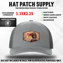 Love Duck UV Printed Hat Patch - Hat Patch Supply