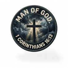 Man of God Hat Patch - Hat Patch Supply