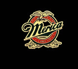 Two color options of the Merica patriotic acrylic hat patch