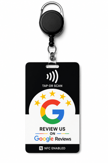 NFC Google Reviews Vendor Tag - Hat Patch Supply