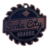OnlyFish acrylic hat patch shown in a second color option