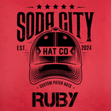 OnlyFish leatherette hat patch in another color option