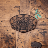 Alternate view of the Petty Since Birth leather hat patch