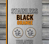 Alternate view of the Rack Attack hunter stainless acrylic hat patch