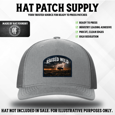 Raised Wild - Hat Patch Supply