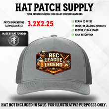 Rec League Legend Hat Patch - Hat Patch Supply