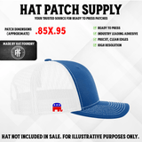 Close-up of the RNC elephant side patch logo