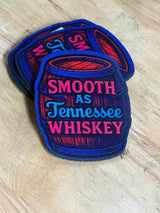 Alternate view of the Smooth as Tennessee Whiskey hat patch