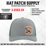 Southern Boy full color UV printed hat patch with country design