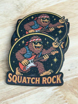 Alternate view of the Squatch Rock UV printed hat patch
