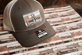 Close-up of the farmhouse Sweet, Sassy and Southern leather hat patch