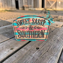 Sweet, Sassy & Southern Retro Rodeo Leather Patch - Hat Patch Supply