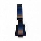 Two-hat tabletop display stand shown from the front