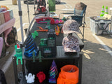 Table Top 2 Hat Display - Hat Patch Supply