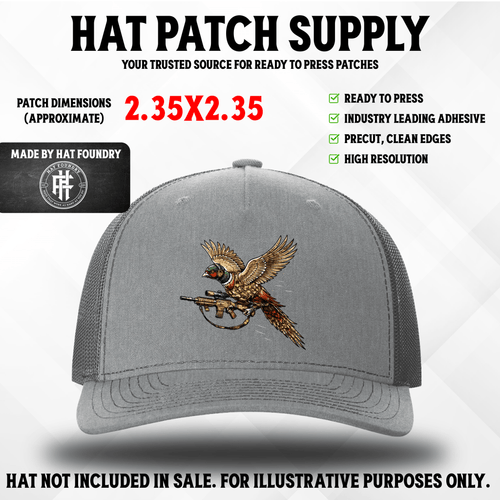 Tactical Wood Duck UV Printed Hat Patch - Hat Patch Supply