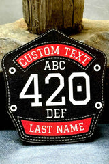 Alternate view of the Brotherhood firefighter emblem patch