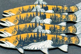Alternate view of the Troutscape trout hat patch