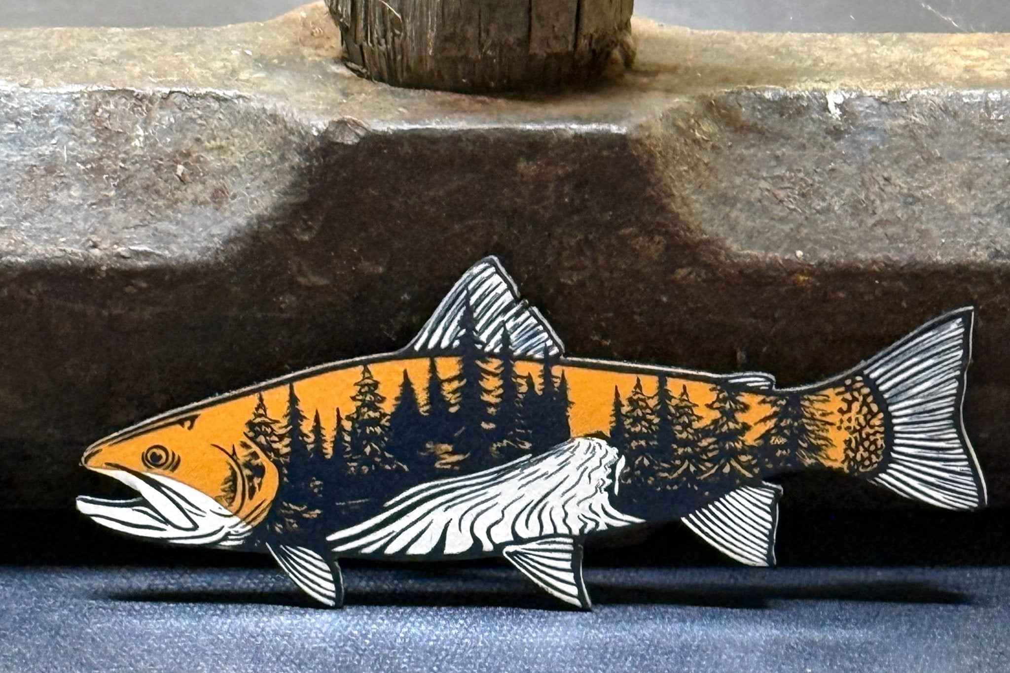 Troutscape - UV Printed Patch