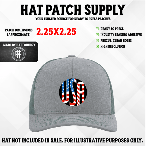 USA 250 Celebration Patch - Hat Patch Supply