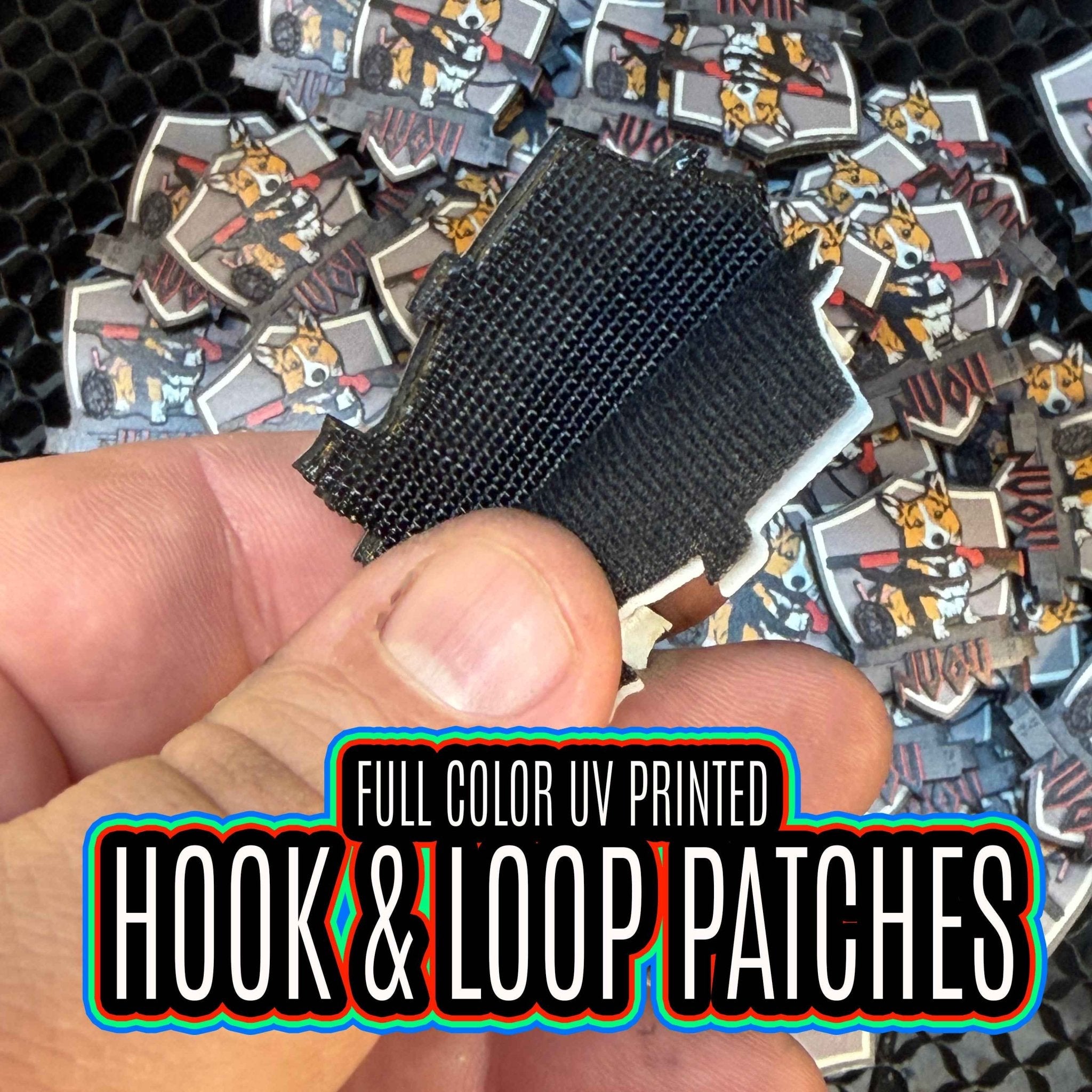 Wholesale Hook and Loop UV Printed Patches - Hat Patch Supply