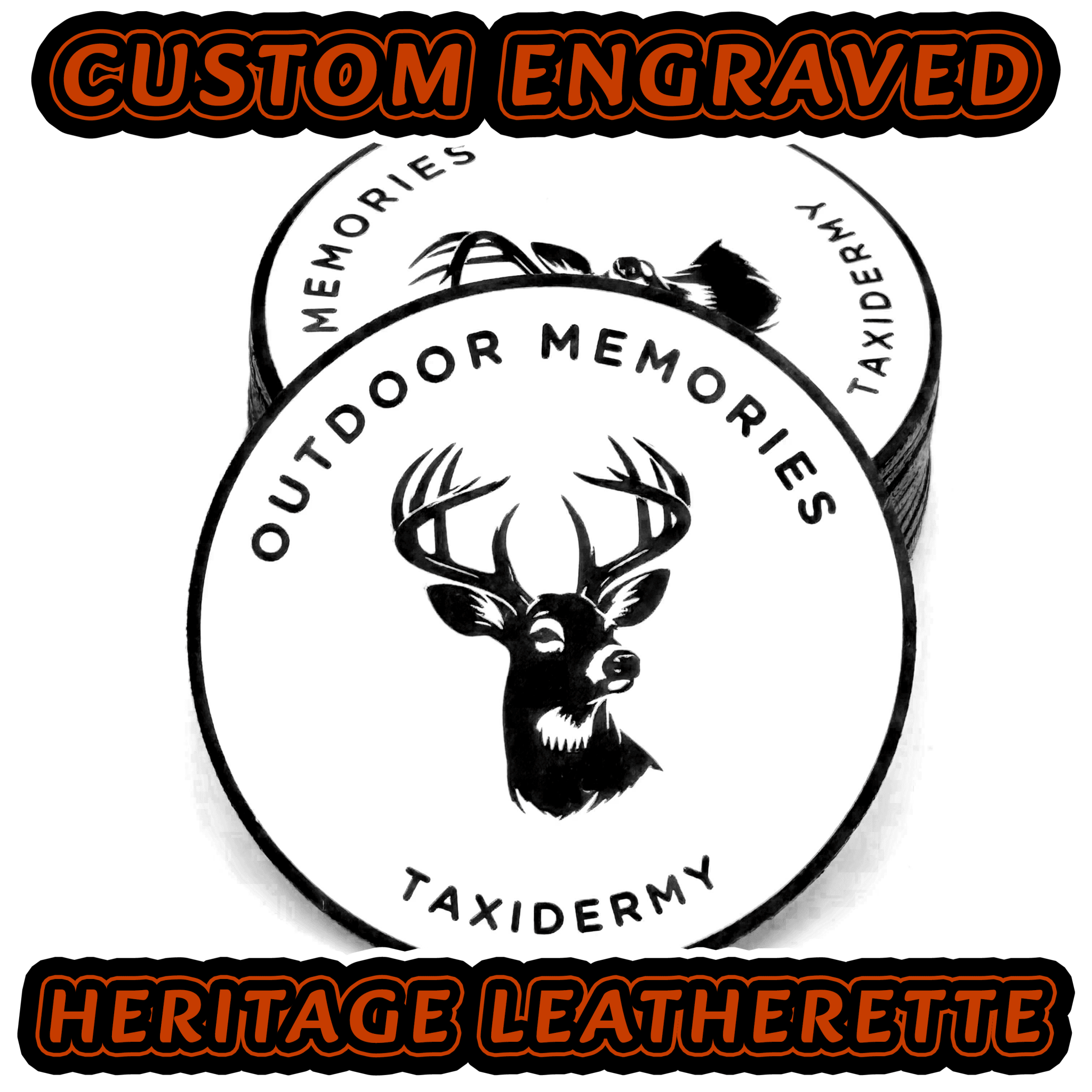 Wholesale Laser Engraved Leatherette Patches - Hat Patch Supply