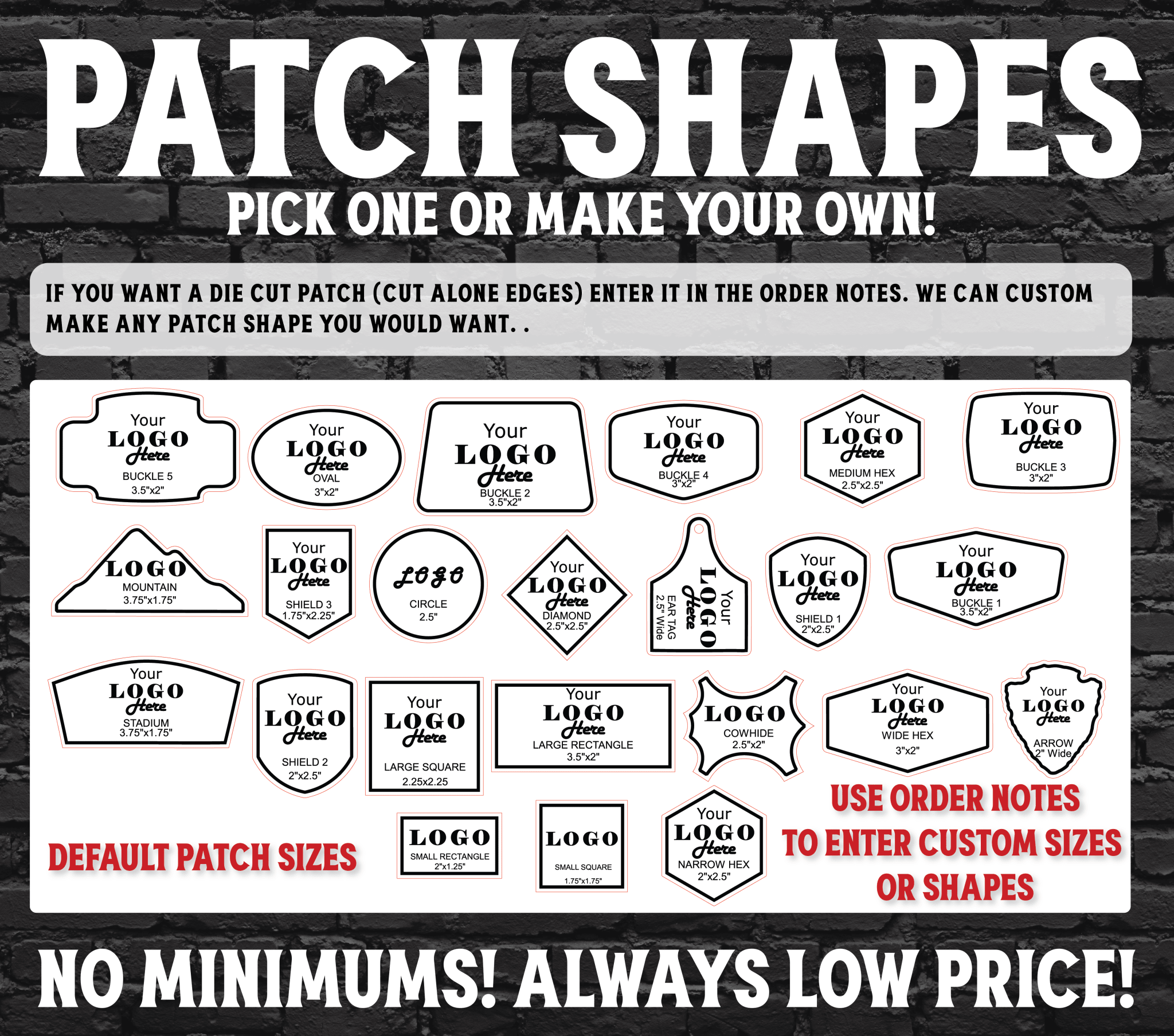 Wholesale Laser Engraved Leatherette Patches - Hat Patch Supply